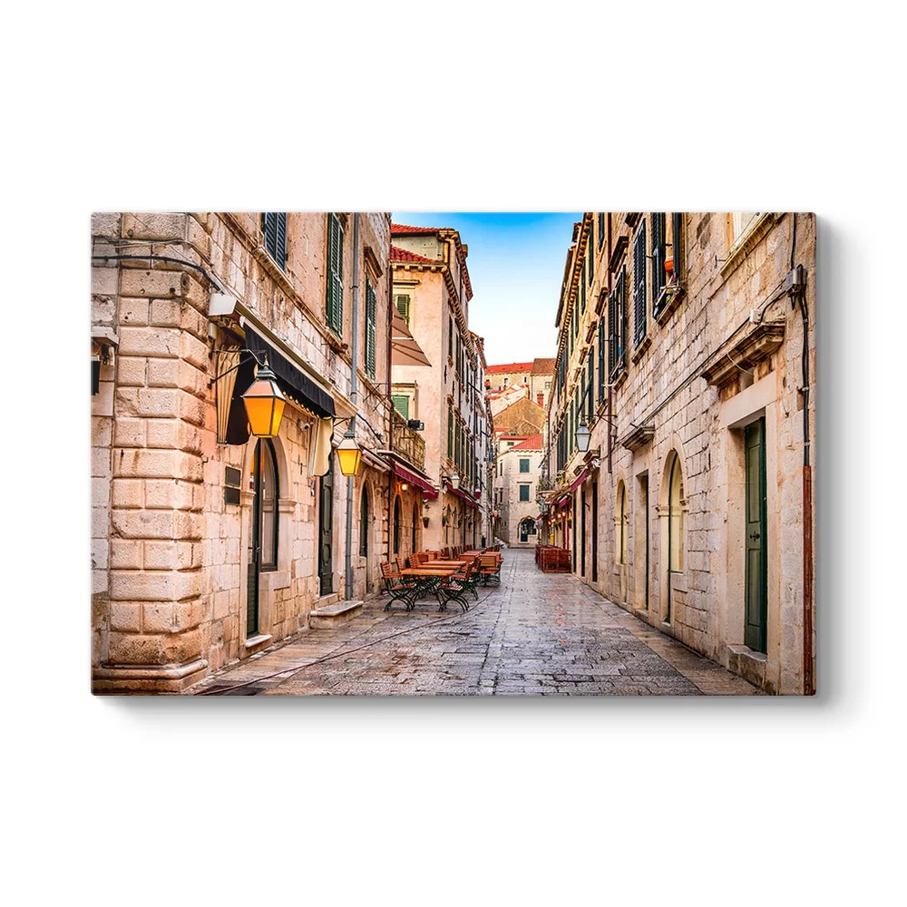 Dubrovnik Sokakları Tablosu - Model 1